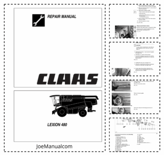 Claas Lexion 480 Combine Harvester Repair Manual RU