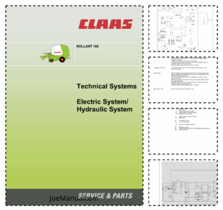 Claas Rollant 160 Baller Electric Hydraulic System Service Manual