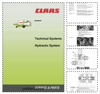 Claas Uniwrap Technical Systems Hydraulic System Service Manual