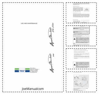Deutz Fahr Agroclimber 105 F90 F100 Tractor Operators Manual