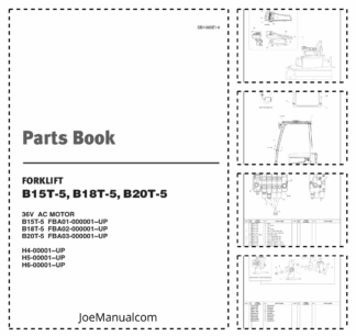 Doosan B15T 5 B18T 5 B20T 5 Forklift Parts Catalog