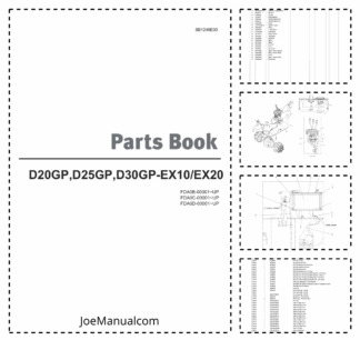Doosan D20GP D25GP D30GP Forklift Parts Catalog