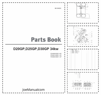 Doosan D20GP D25GP D30GP Lift Trucks Parts Catalog