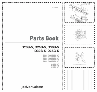 Doosan D20S-5 D25S-5 D30S-5 D33S-5 D35C-5 Lift Trucks Parts Catalog