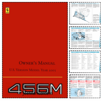 Ferrari 456M GT GTA Car Owners Manual EN