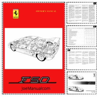 Ferrari F50 Car Owners Manual EN