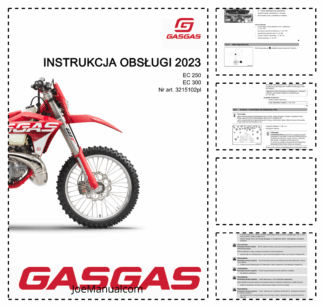 GasGas EC250 EC300 Motorcycle Operators Manual PL