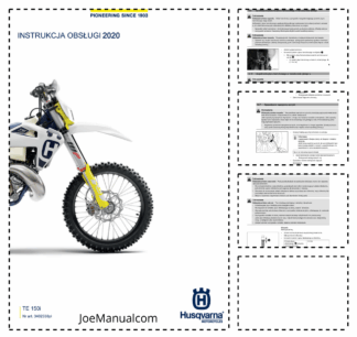 Husqvarna TE 150i Motorcycle Operation Manual