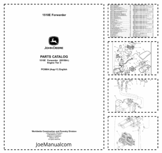 John Deere 1510E Forwarder Parts Catalog