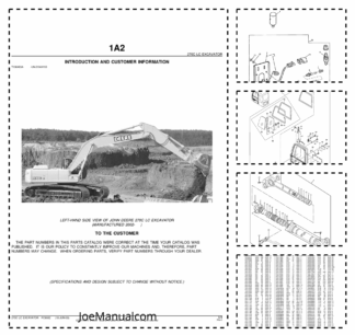 John Deere 270C LC Excavator Parts Catalog ES
