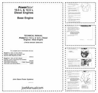 John Deere PowerTech 10.5 L 12.5 L Diesel Engines Technical Manual