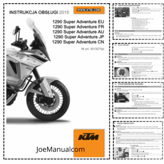 KTM 1290 Super Adventure Motorcycle Operators Manual