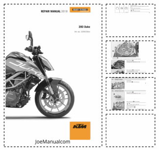 KTM 390 Duke Motorcycle Repair Manual 2018