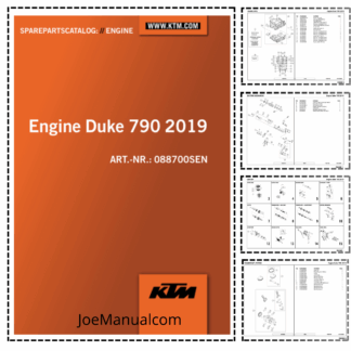 KTM 790 2019 Duke Motorcycle Parts Catalog PL
