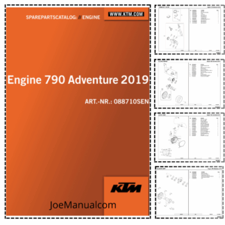 KTM 790 Adventure Motorcycle Engine Parts Catalog