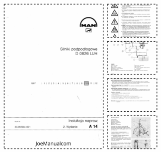 MAN D0826 Engine Workshop Manual PL