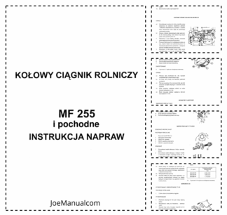 Massey Ferguson 255 Series Tractors Repair Manual PL