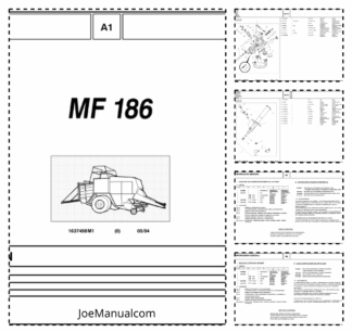 Massey Ferguson MF186 Baller Parts Catalog