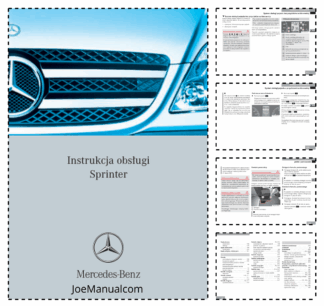 Mercedes Benz Sprinter Operators Manual PL
