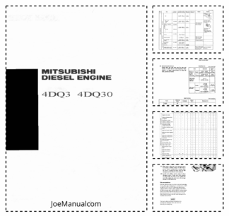 Mitsubishi 4DQ3 4DQ30 Engine Repair Manual