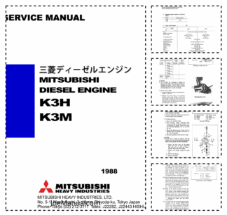 Mitsubishi K3H K3M Engine Service Manual
