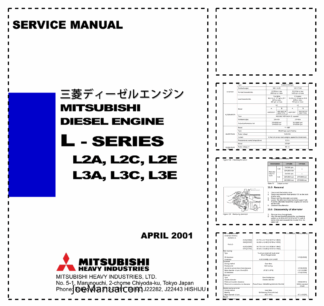 Mitsubishi L2A L2C L2E L3A L3A L3C L3E Engine Service Manual