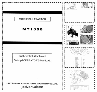 Mitsubishi MT1800 Tractor Parts Catalog