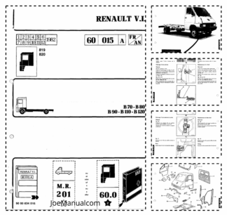 Renault B70 B80 B90 B110 B120 Truck Workshop Manual FR ENG