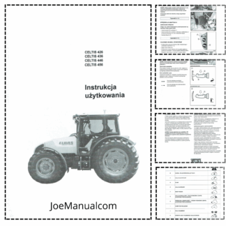 Renault Celtis 426 436 446 456 Tractors Operation Manual PL