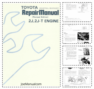 Toyota 2J 2J-T Engines Repair Manual