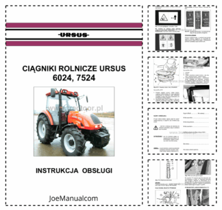 Ursus 6024 7524 Tractor Operators Manual PL