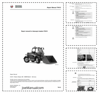 Wacker Neuson TH412 Telehandler Repair Manual