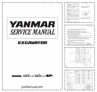 Yanmar ViO30 2 ViO35 2 Excavators Service Manual