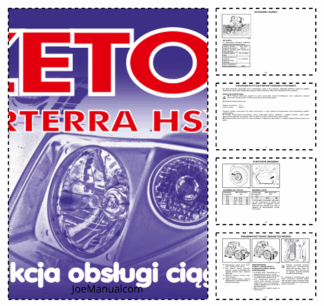 Zetor Forterra HSX100 HSX110 HSX120 HSX130 HSX140 Tractor Operators Manual PL