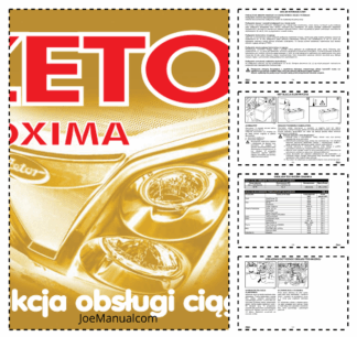 Zetor Proxima 70 80 90 100 Operators Manual 2011 Instrukcja obsługi DTR