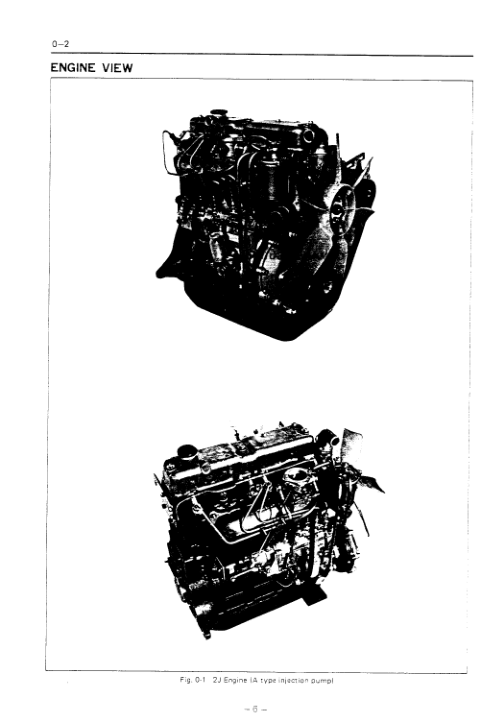 Toyota 2J 2J-T Engines Repair Manual - Image 4