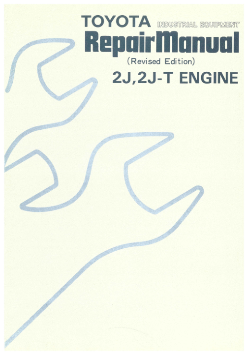 Toyota 2J 2J-T Engines Repair Manual - Image 2
