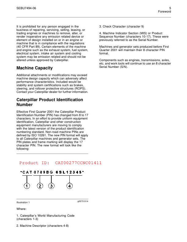 Caterpillar 247 257 267 277 287 Multi Terrain Loaders Operators Manual - Image 6