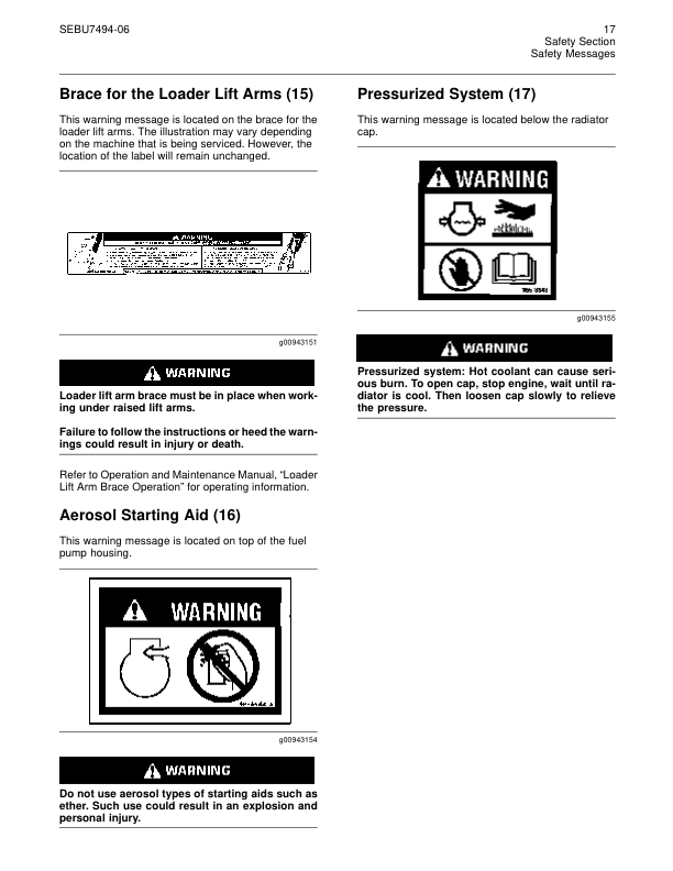 Caterpillar 247 257 267 277 287 Multi Terrain Loaders Operators Manual - Image 12