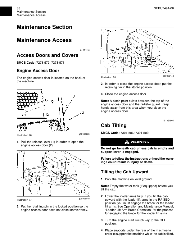 Caterpillar 247 257 267 277 287 Multi Terrain Loaders Operators Manual - Image 16