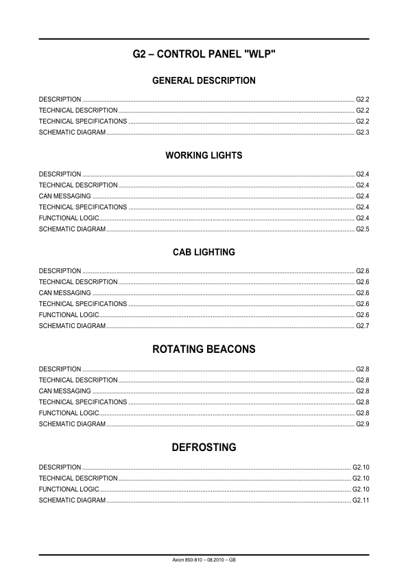 Claas Axion 850 810 Tractor Diagnostic List of Error Codes - Image 4
