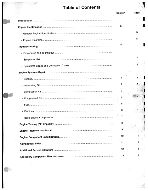 Cummins NT855 Engines Troubleshooting and Repair Manual - Image 5