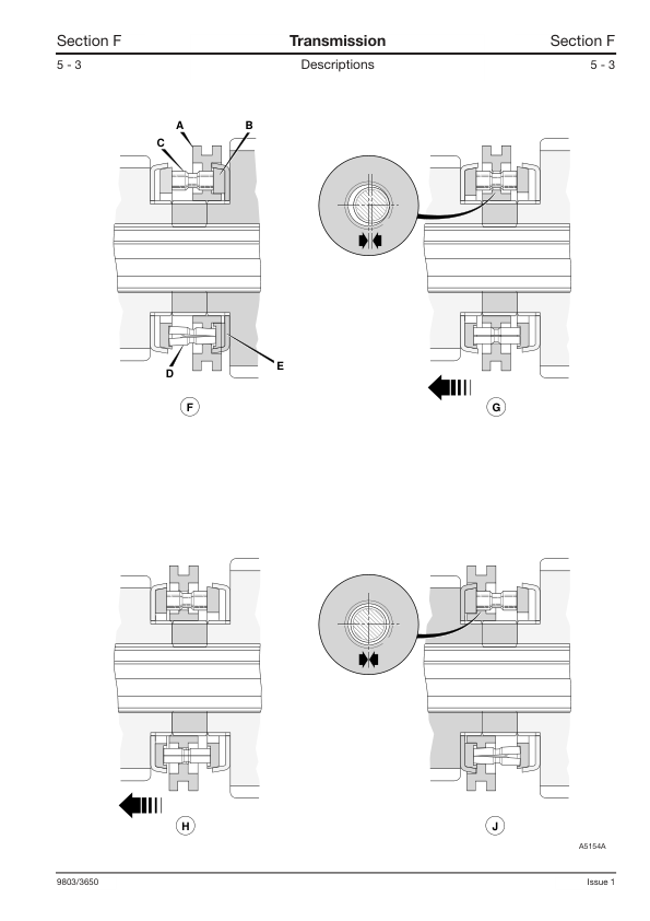 JCB 528-70 528D Loadal Telehandler Service Manual 9803/3650 Printed Book - Image 15