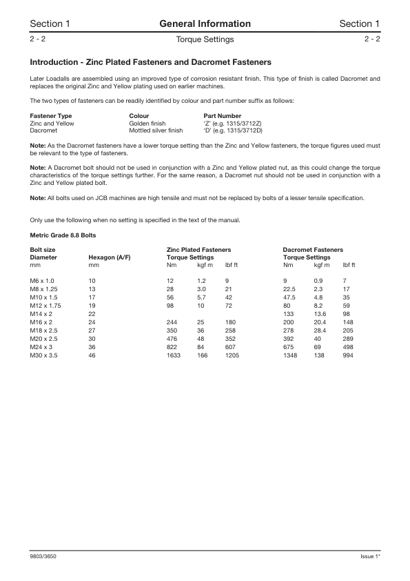 JCB 528-70 528D Loadal Telehandler Service Manual 9803/3650 Printed Book - Image 8