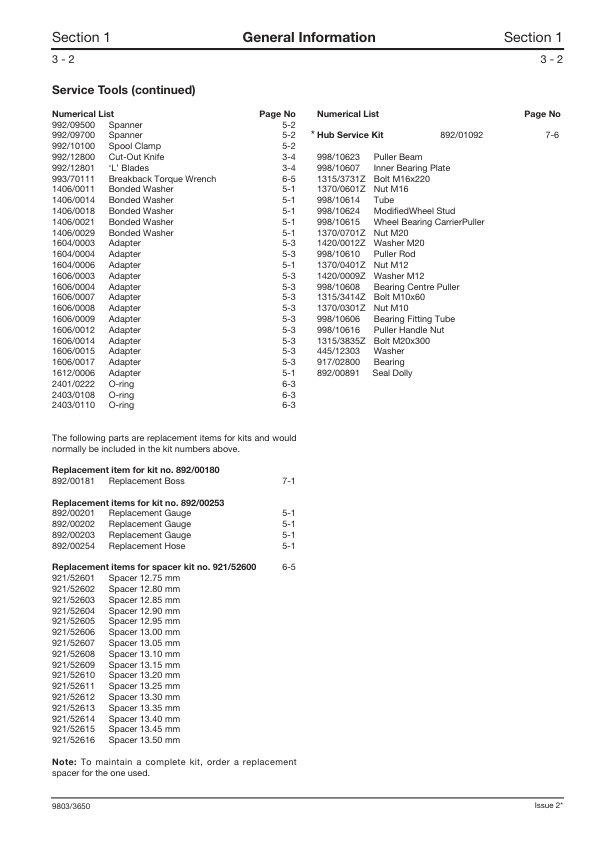 JCB 528-70 528D Loadal Telehandler Service Manual 9803/3650 Printed Book - Image 10