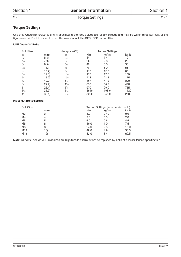 JCB 528-70 528D Loadal Telehandler Service Manual 9803/3650 Printed Book - Image 7
