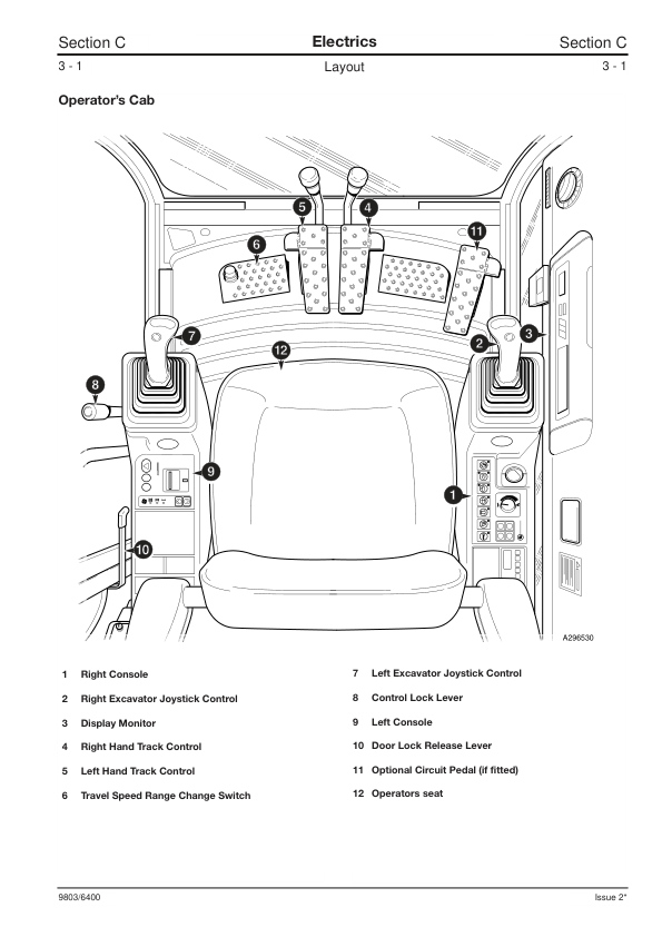 JCB JS200 JS210 JS220 JS240 JS260 Excavators Service Manual 9803/6400 Printed Book - Image 7