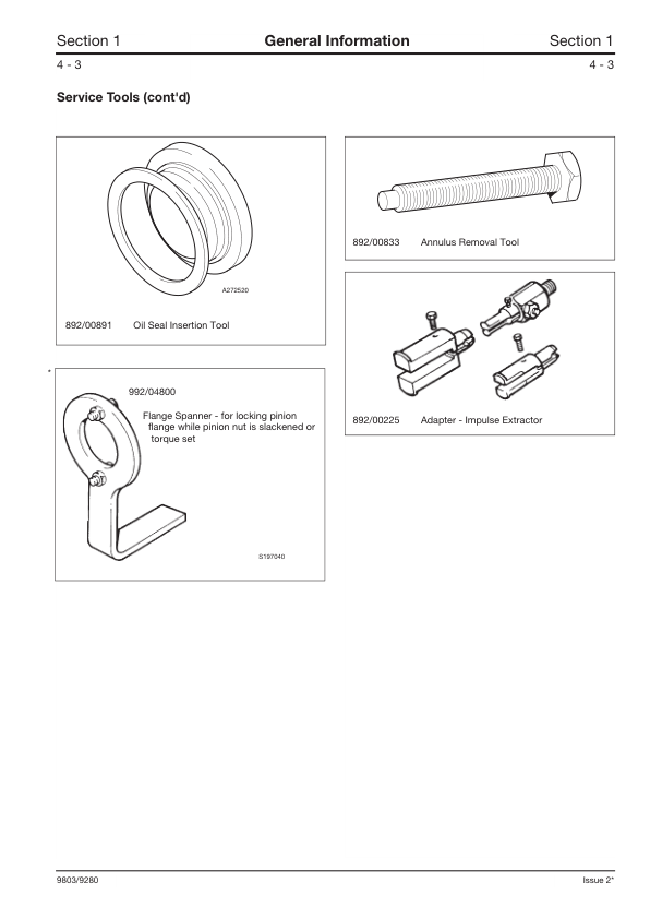 JCB SD70 PT Axle Central Offset Drive Head Service Manual 9803/9280 Printed Book - Image 8
