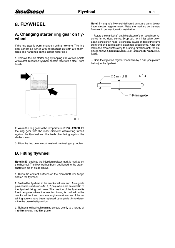 SisuDiesel 320 420 620 634 Engine Workshop Manual 9806/4550 - Image 12