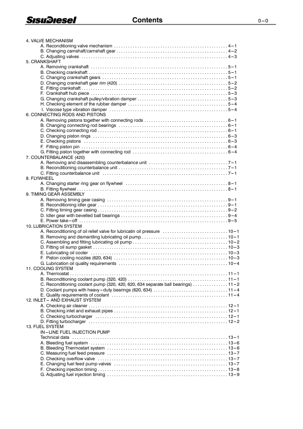 SisuDiesel 320 420 620 634 Engine Workshop Manual 9806/4550 - Image 5
